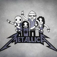 Схема вышивки «Metallica»