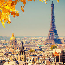 Схема вышивки «Осень в Париже»