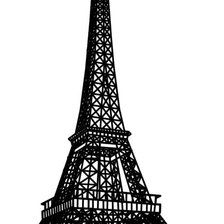 Схема вышивки «Ейфелева вежа»