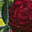 Предпросмотр схемы вышивки «розы в вазе на окне» (№961665)