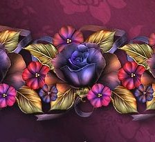 Оригинал схемы вышивки «панелька с розами» (№966017)