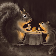 Схема вышивки «David Sedaris - Squirrel Seeks Chipmunk»
