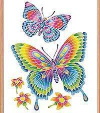 Оригинал схемы вышивки «бабочки» (№967480)