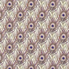 Оригинал схемы вышивки «подушка с павлиньими перьями 2» (№967864)