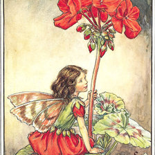 Оригинал схемы вышивки «Цветочная фея» (№968150)
