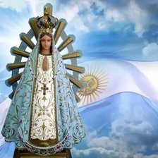 Схема вышивки «Virgen de Lugan [patrona argentina]»