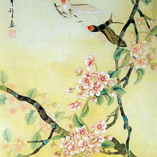 Оригинал схемы вышивки «Китайская живопись № 1» (№976193)