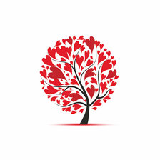 Схема вышивки «дерево любви»