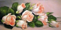 Оригинал схемы вышивки «Букет роз» (№983906)
