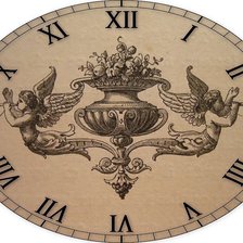 Оригинал схемы вышивки «Часы» (№986126)
