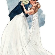 Оригинал схемы вышивки «свадьба» (№986676)