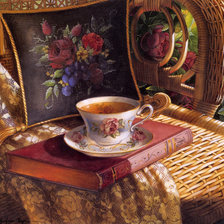 Схема вышивки «чашка чая»