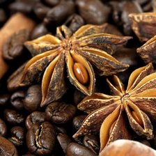Схема вышивки «кофе зерна»