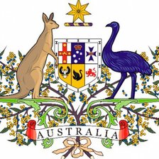 Схема вышивки «герб австралии»