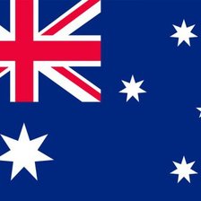 Схема вышивки «флаг австралии»