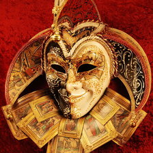 Оригинал схемы вышивки «Венецианская маска Джокер» (№995832)