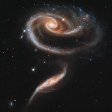 Схема вышивки «Космос. Галактика-Роза PGC 6240»