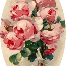 Оригинал схемы вышивки «Винтажные розы» (№1007365)