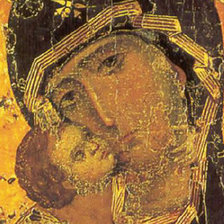 Схема вышивки «Богородица Владимирская»