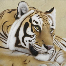Оригинал схемы вышивки «тигр» (№1018881)