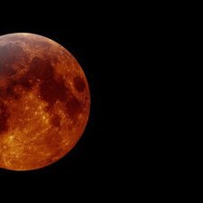 Космос. Кровавая луна