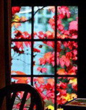 Схема вышивки «Осень за окном. Триптих ч.1»