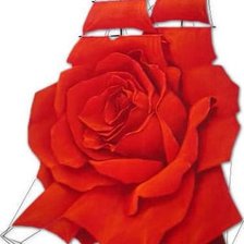 Схема вышивки «роза-парус»
