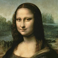 Схема вышивки «Мона Лиза.»