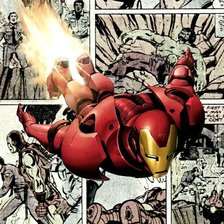 Схема вышивки «Iron man»