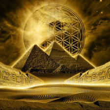Оригинал схемы вышивки «Золотая пирамида Элохим» (№1044389)