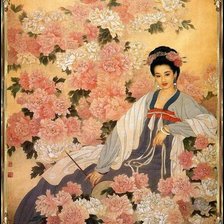 Оригинал схемы вышивки «Китайская живопись» (№1052285)