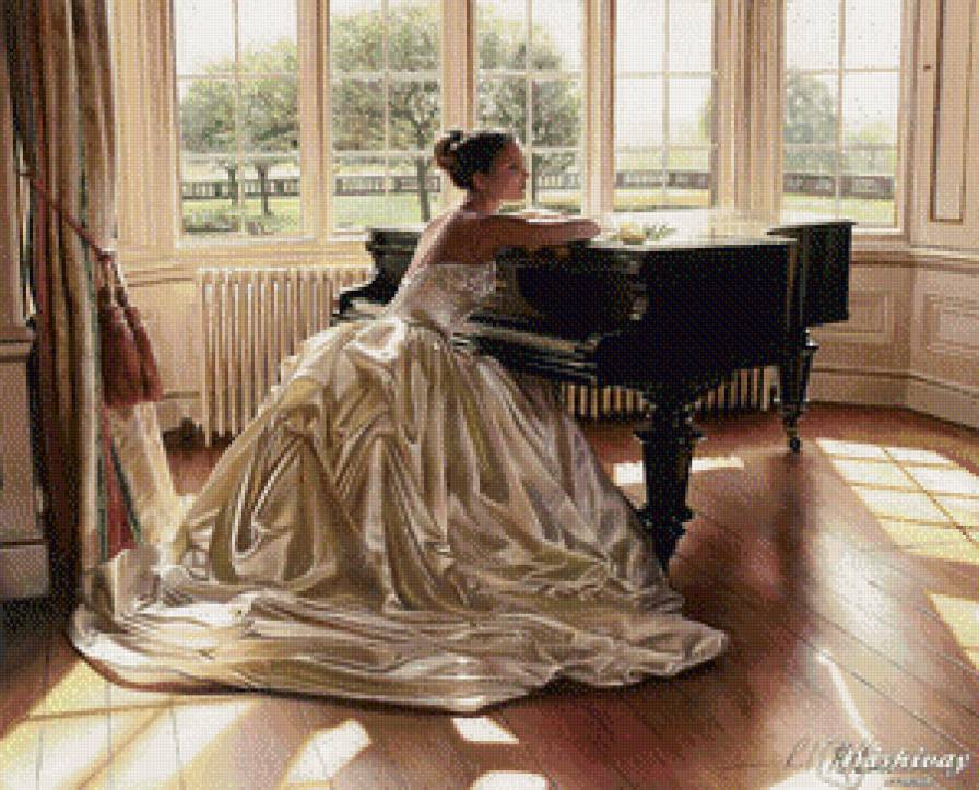 невеста у рояля - предпросмотр
