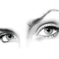 Схема вышивки «глаза женщины»