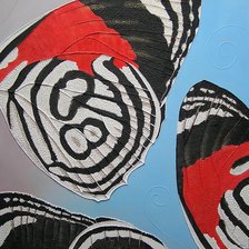 Схема вышивки «Бабочки на стене»