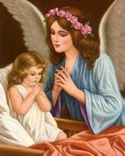 Схема вышивки «Молитва с ангелом»