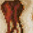Предпросмотр схемы вышивки «Фрагмент "Водяные змеи" по мотивам Г. Климта» (№1085349)