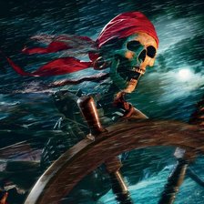 Оригинал схемы вышивки «мертвый пират» (№1090912)