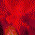 Предпросмотр схемы вышивки «Красная орхидея 1» (№1097492)
