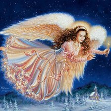 Схема вышивки «Рождество.Путеводный ангел.»