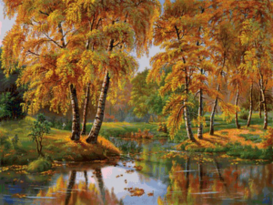 Осенний лес - россия, осень, лес, пейзажи, природа - предпросмотр