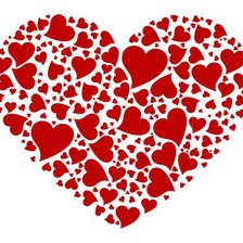 Оригинал схемы вышивки «Сердце из сердец» (№1136862)
