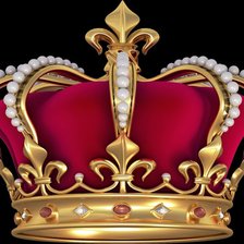 Схема вышивки «корона для него»