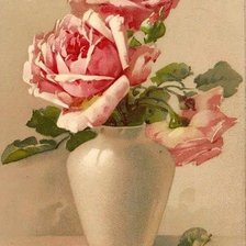 Схема вышивки «Розы в вазе 1 Катарина Кляйн»