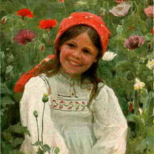Оригинал схемы вышивки «Федот Сычков. Девочка.» (№1199845)