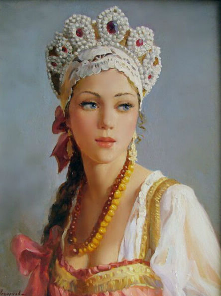 Русская красавица - девушка, красавица, портрет - оригинал