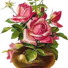 Оригинал схемы вышивки «розы» (№1236489)