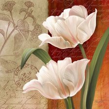 Схема вышивки «роскошные тюльпаны»