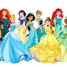 Схема вышивки «13 принцесс диснея»