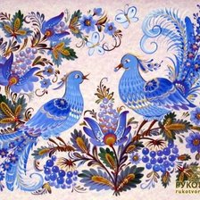 Оригинал схемы вышивки «Райские птицы» (№1245954)
