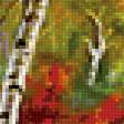 Предпросмотр схемы вышивки «Осенный лес» (№1258462)